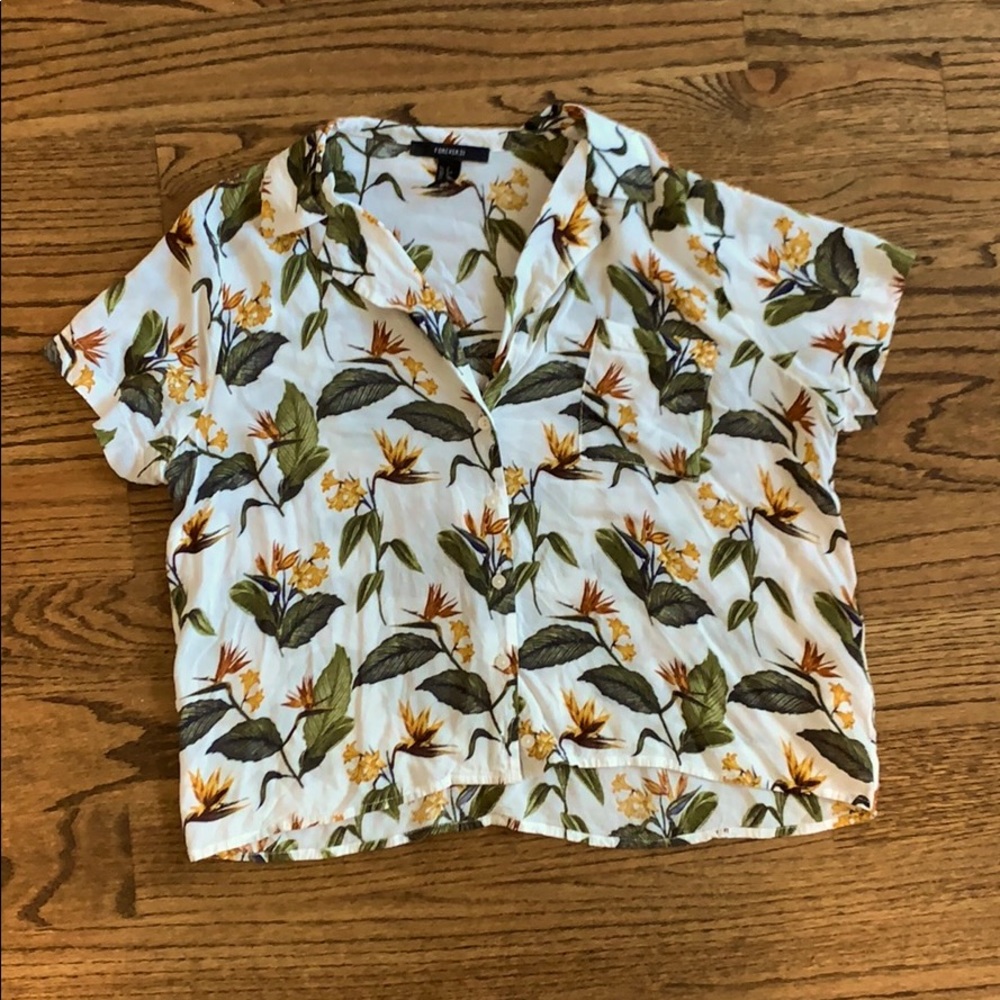 Cute Forever 21 Button Up
